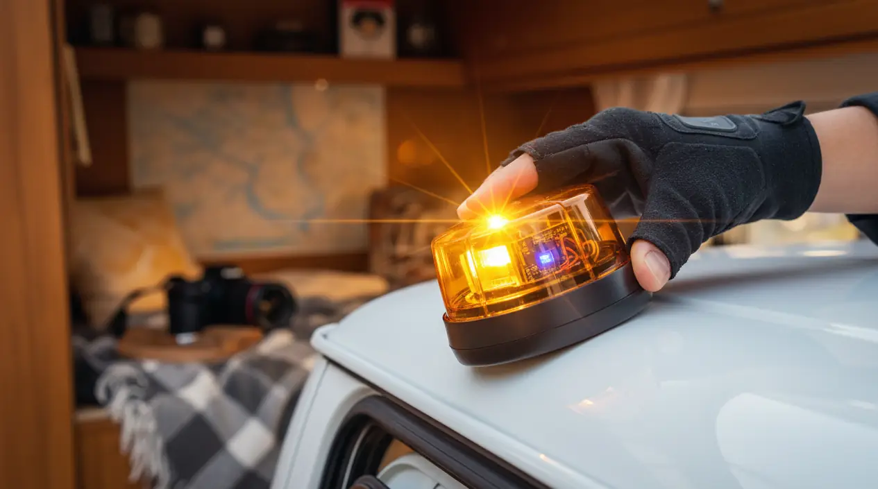 Baliza V16 para tu camper o autocaravana: todo lo que necesitas saber (y nadie te ha contado con detalle)