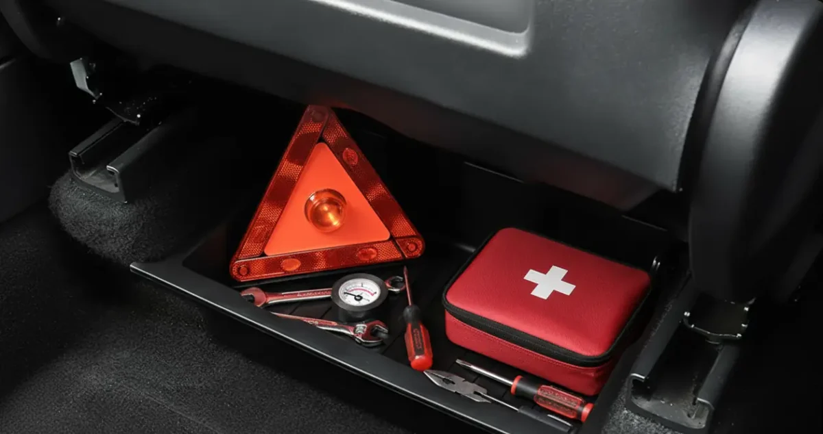 cajon almacenaje bajo asiento camper para organizar el espacio