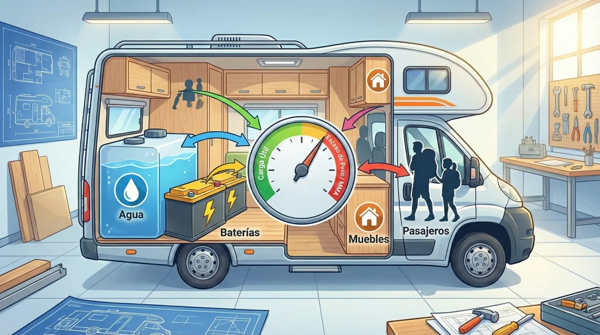 Calculadora de Peso Camper: Evita Problemas al Homologar tu Furgoneta