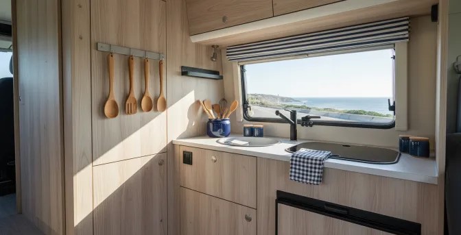 cocina estilo madera clara