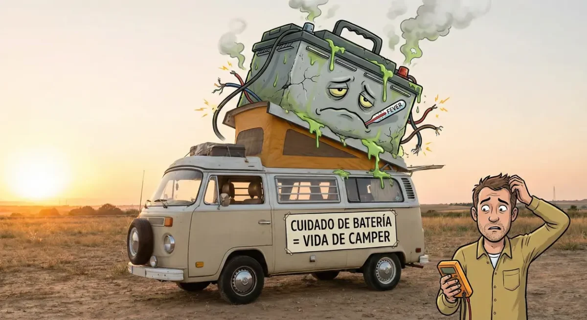 cuidado bateria para camper autocaravana