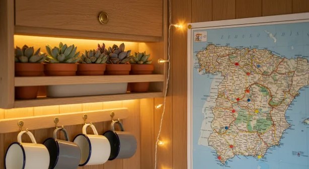 decoracion mapa mundo espana