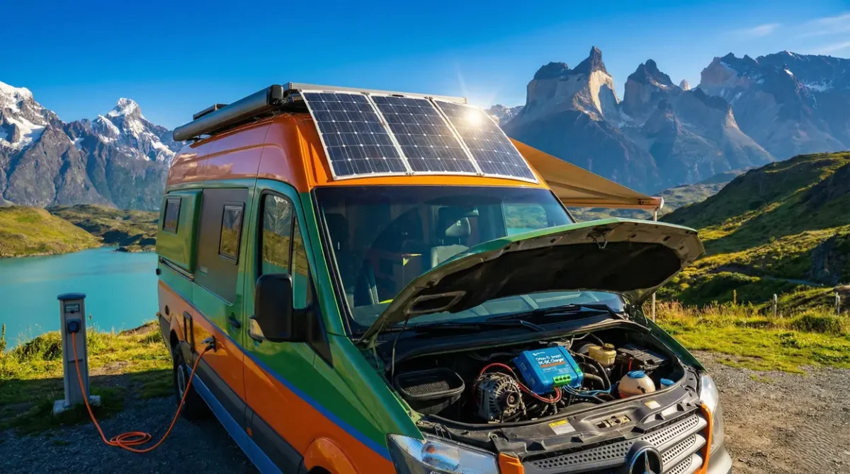 metodos carga autocaravana placa solar booster