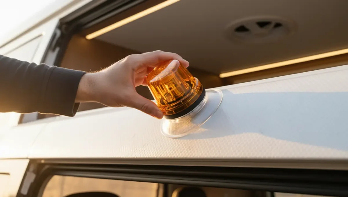 poner baliza v16 autocaravana camper e1762884740534